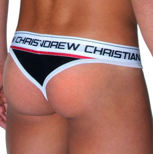Мужские трусы стринги Andrew Christian String Flexsoft Show It Black AC34