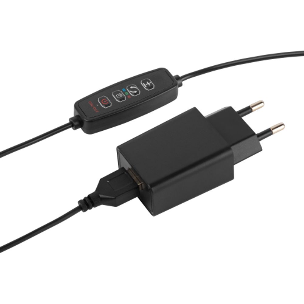 Настольный светильник для растений ЭРА FITO-40W-АLED-Ra-USB полного спектра 40 Вт черный | Интерьерные фито светильники