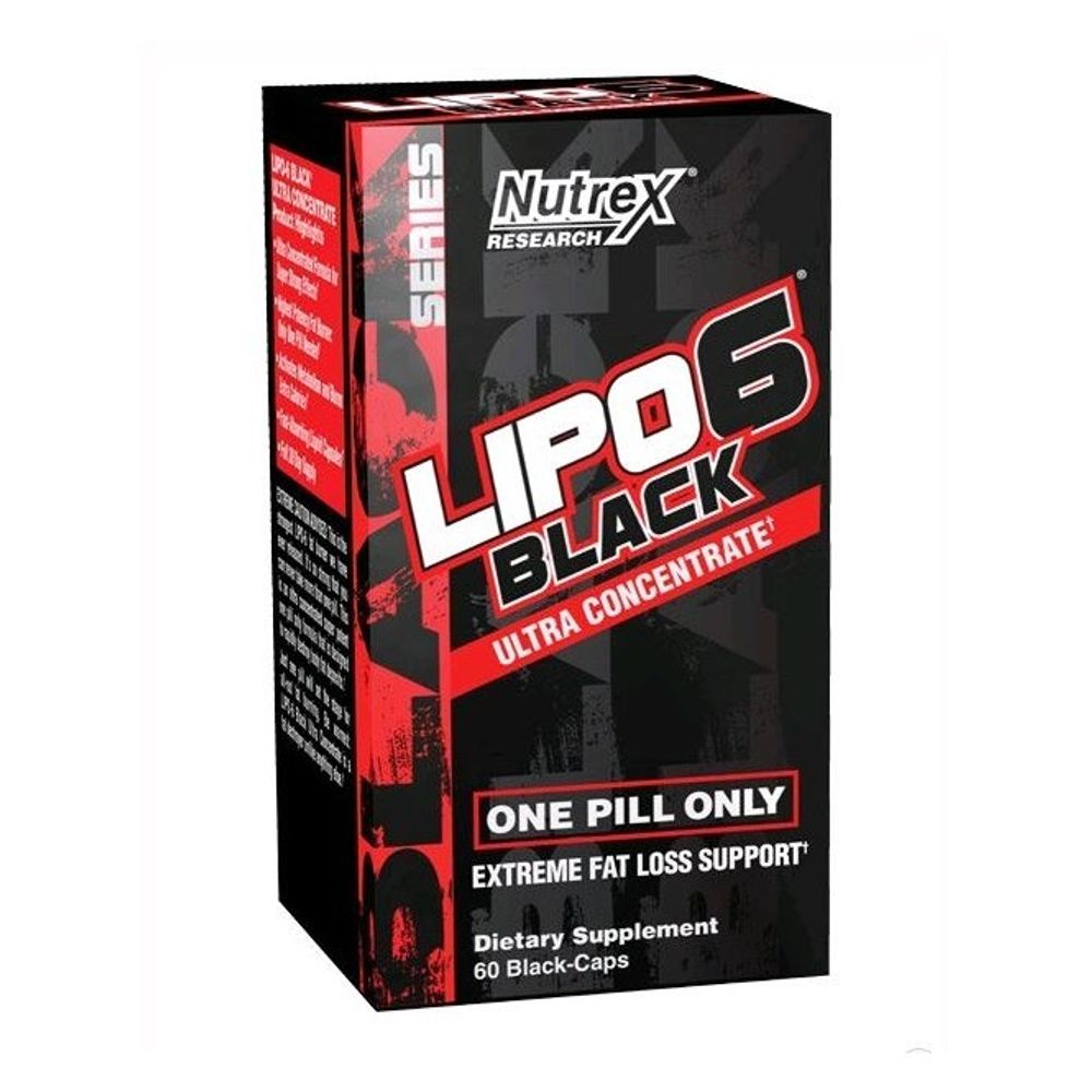 Lipo-6 Black Ultra Concentrate 60 капс (Nutrex)