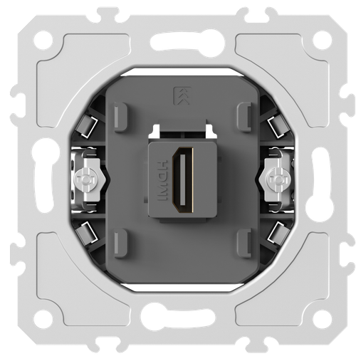 Механизм HDMI 2.0a, черный, разъем Type A 180° 4K Full HD @ 60 Hz 3D, HDR, серия DB