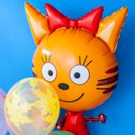 Шар (34"/86 см) Фигура, Три Кота, Карамелька, в упаковке 1 шт.