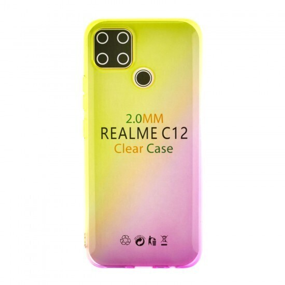 Чехол для Realme C25/С25s Градиент, ТПУ, 012965