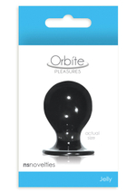 Малая анальная пробка ORBITE - 4,5 см. (Цвет: черный)