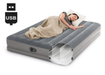 Кровать надувная двуспальная Prestige Mid-Rise Airbed 152х203х30 см, USB насос, Intex 64114