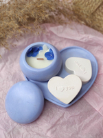 Набор свеча с подносом и арома плитками