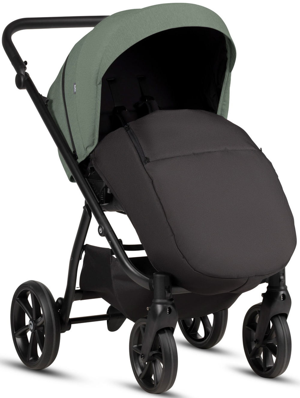 Детская коляска Tutis Leo 3 Plus 4 в 1 с автокреслом Beno Beige и базой 15822039 Sage