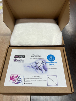 МК с набором для шитья "Далматин" (голубоглазый)