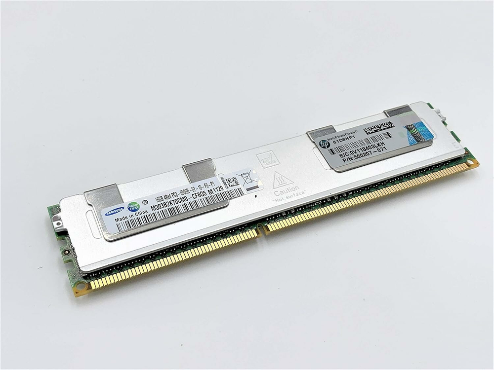 Серверная оперативная память Samsung DIMM DDR3 16GB, 4Rx4 PC3- 8500R-07-10-F0-P1 (M393B2K70CM0-CF8Q5)