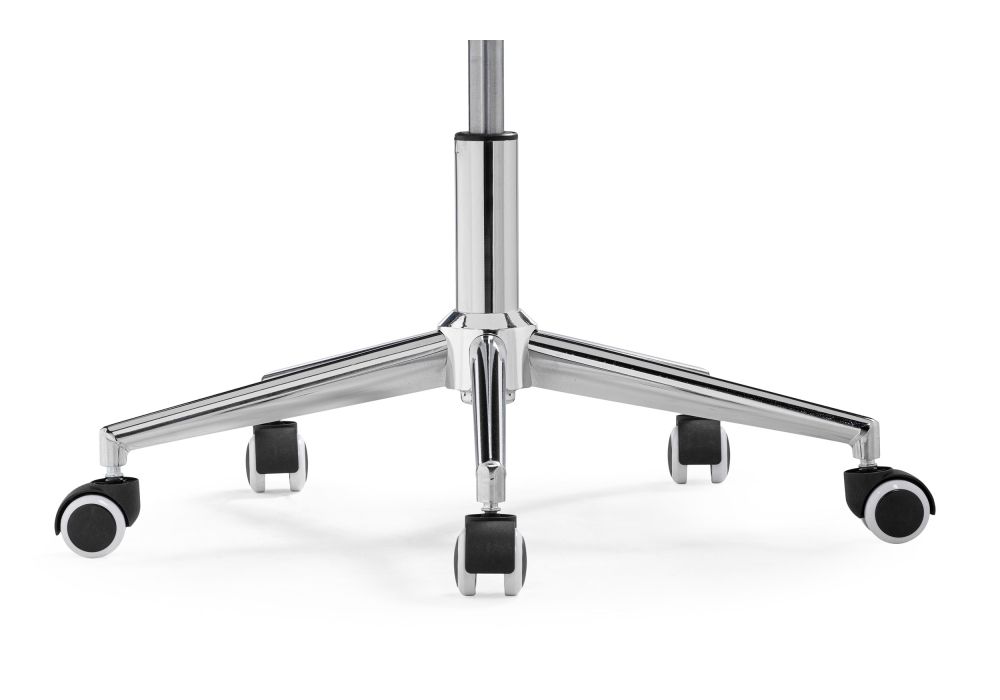 Компьютерное кресло Квадро экокожа белая / хром