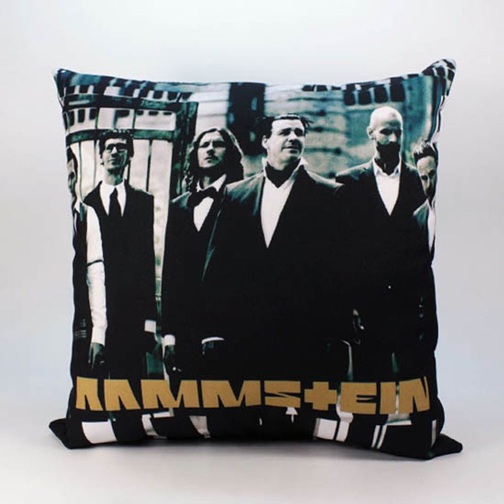 Подушка Rammstein группа в костюмах
