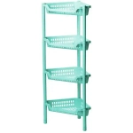 Полка угловая ЕВРО на колесах (4 секции) Фисташковый 0,79,38х0,27м (комплект 6 шт)