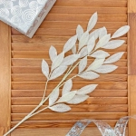 Ветка декоративная «Симфония красок», Белый