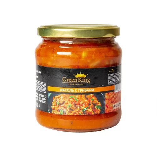 Фасоль с овощами Green King с/б 480гр.