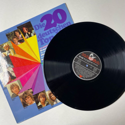 Винтажная виниловая пластинка LP Сборник Эстрады Die 20 Deutschen Top-Hits 3. Ausgabe Ungekurzt (Germany 1975)