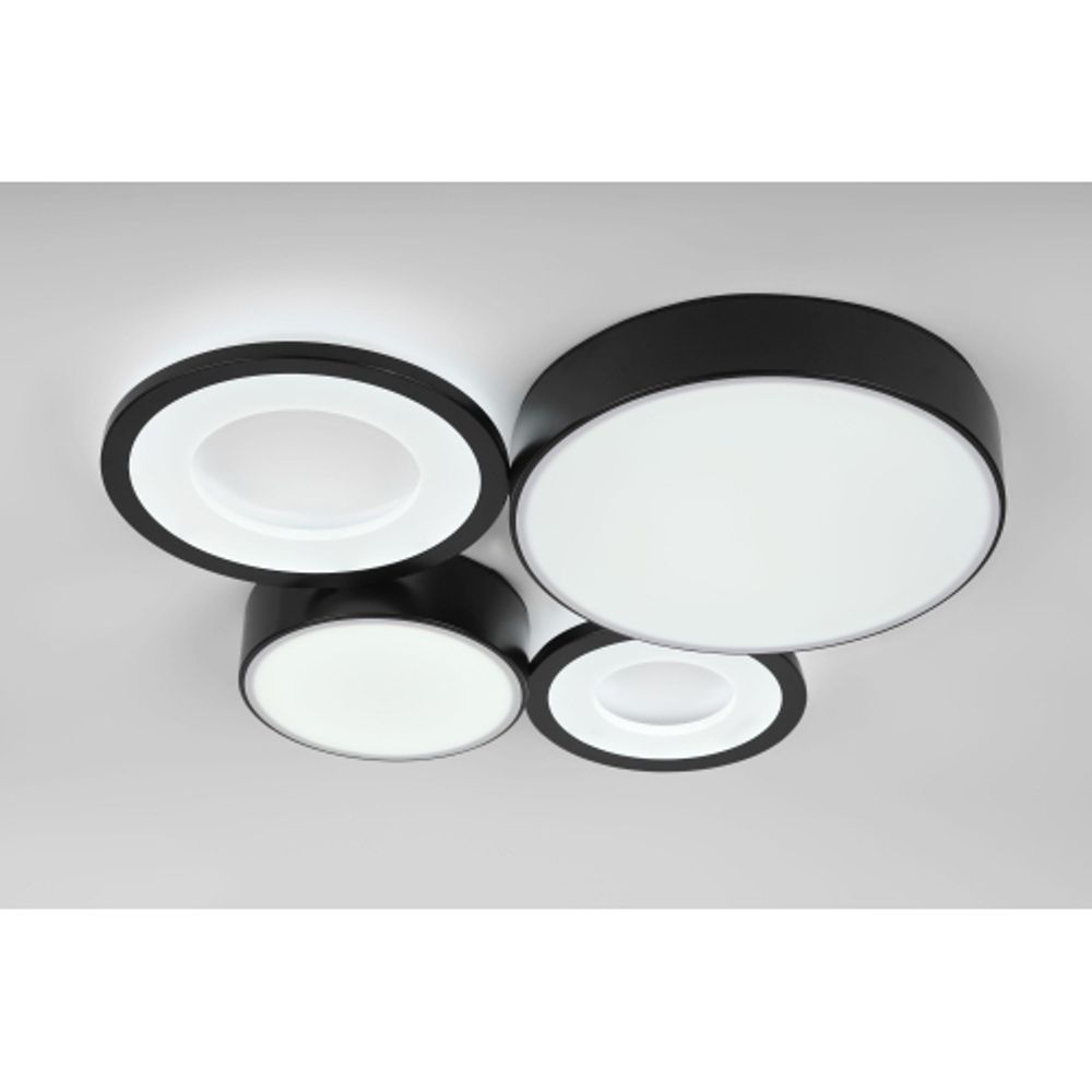 Светильник потолочный светодиодный Rivoli Aliona 6161-701 LED 87 Вт 3000 - 6000 К с пультом