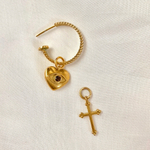 Подвеска для серьги CHRISTIAN CROSS позолота