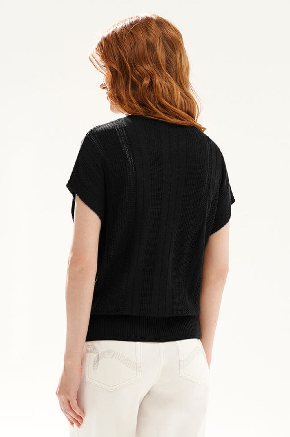 23585 Джемпер женский (черный)