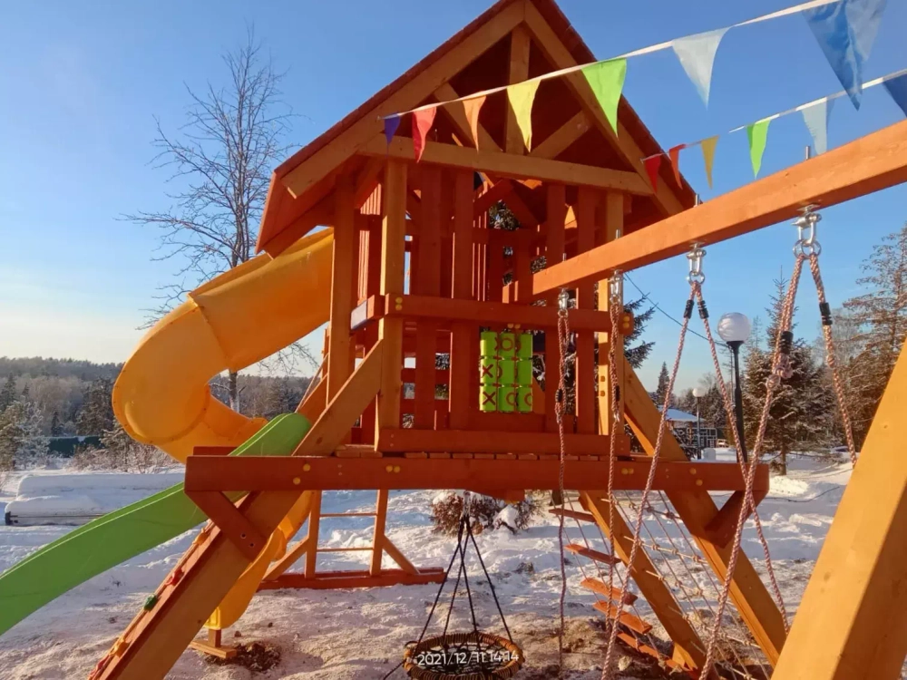 Деревянный игровой комплекс Савушка Lux - 14