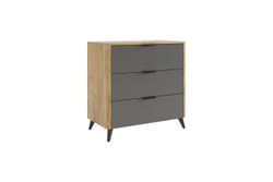 Комод Адам (Дуб крафт золотой/Графит),