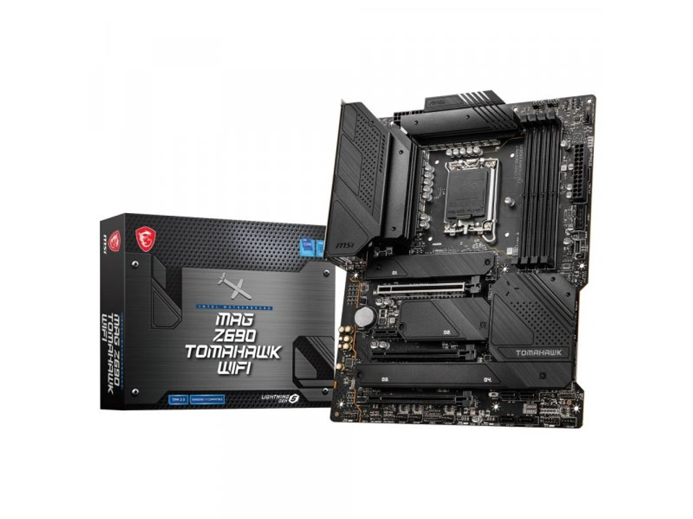 Материнская плата MSI Bad Pack Mag Z690 Tomahawk Wifi, Socket LGA 1700, Intel Z690, ATX, RTL
