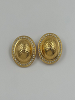 Клипсы с кристаллами Christian Dior