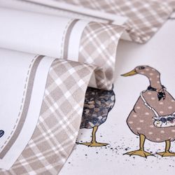 НАБОР САЛФЕТОК ИЗ 2-Х ШТ "FAMILY FARM" 40Х40СМ, ТВИЛ, КЛЕТКА