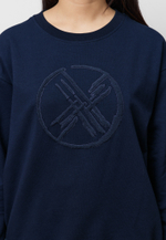 Свитшот SHANYRAQ APPLIQUE BLUE