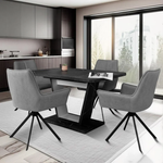 Murano (Tetchair) Кресло поворотное (опора 360) букле (светло-серый)