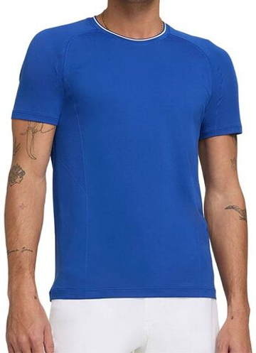 Мужская теннисная футболка Wilson Team Seamless Crew T-Shirt - небесный