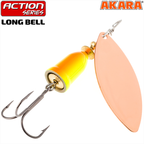 Блесна вращающаяся Akara Action Series Long Bell 3 12 гр. 3/7 oz. A20