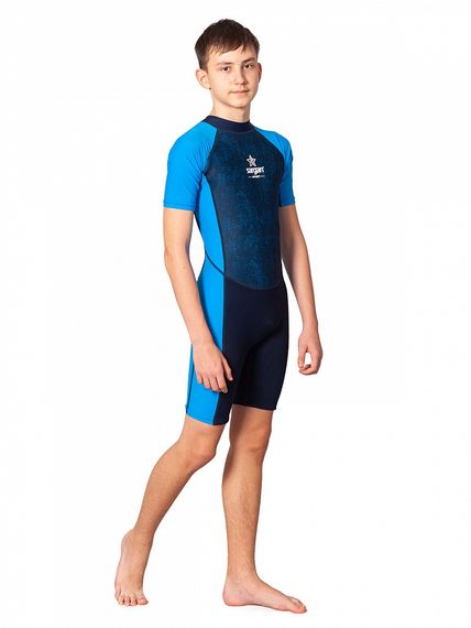 Гидрокостюм детский Sargan Sport 1081/BL 2 мм синий-голубой