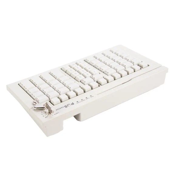 Клавиатура программируемая POScenter S67 Lite (67 клавиш, ключ, USB), белая, арт. PCS67WH