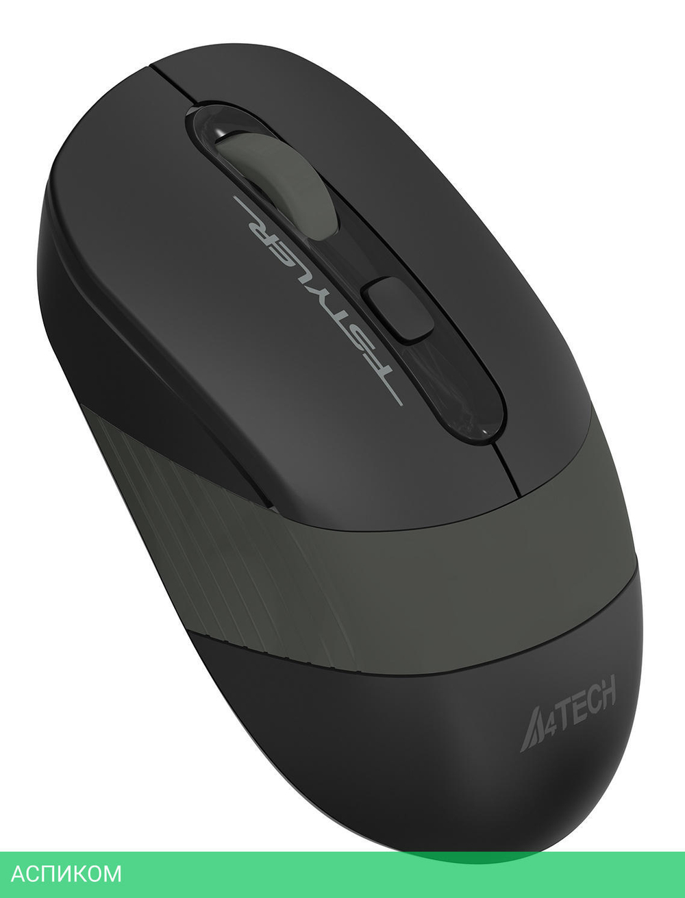 Мышь A4 Fstyler FG10S черный/серый