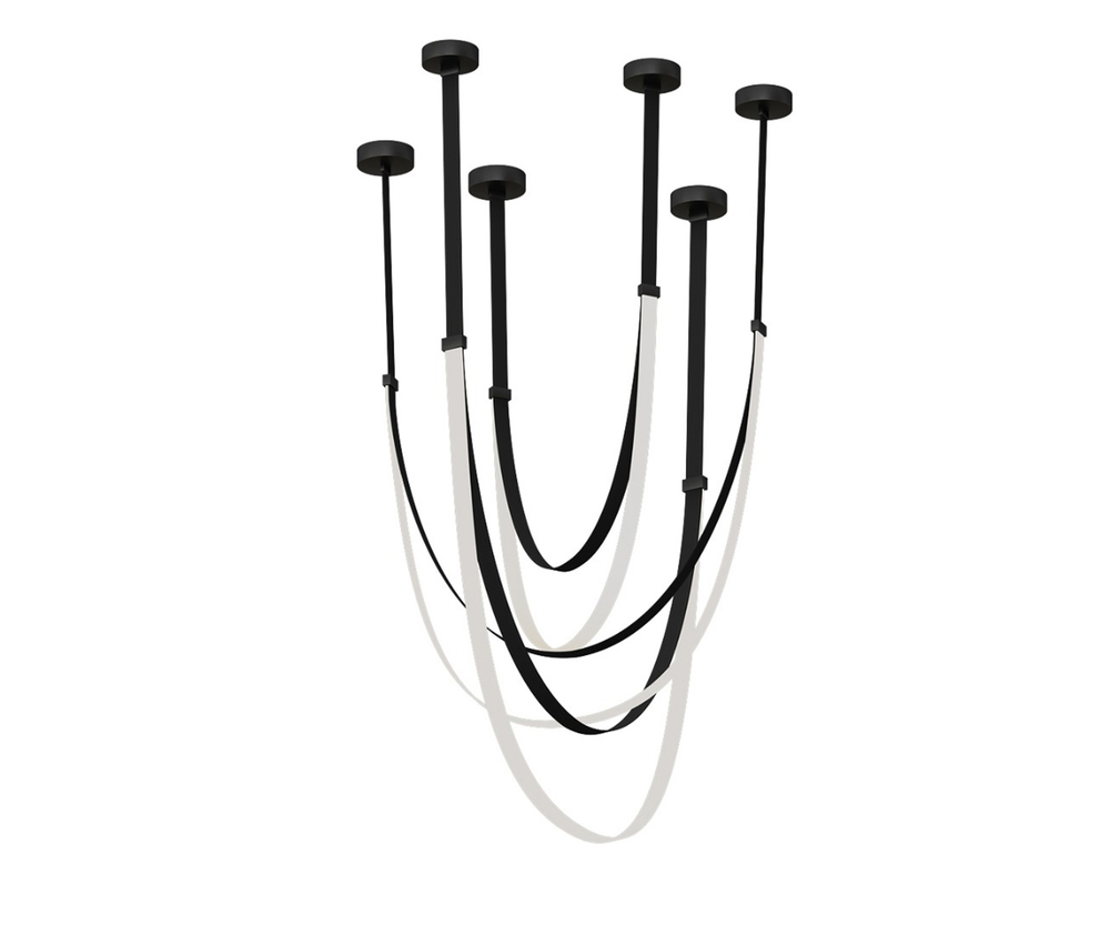 07689A-150+180+210,19 Подвес Лирд черный