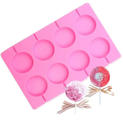 Форма силиконовая  «Леденцы» 8 ячеек (высота 0,5 см)