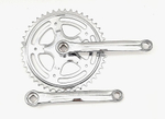 Шатуны-система TRIX, 1ск., 1/2"х1/8", 44 зуб., сталь, шатуны 165мм, резьба 9/16", под квадрат, хром (20)