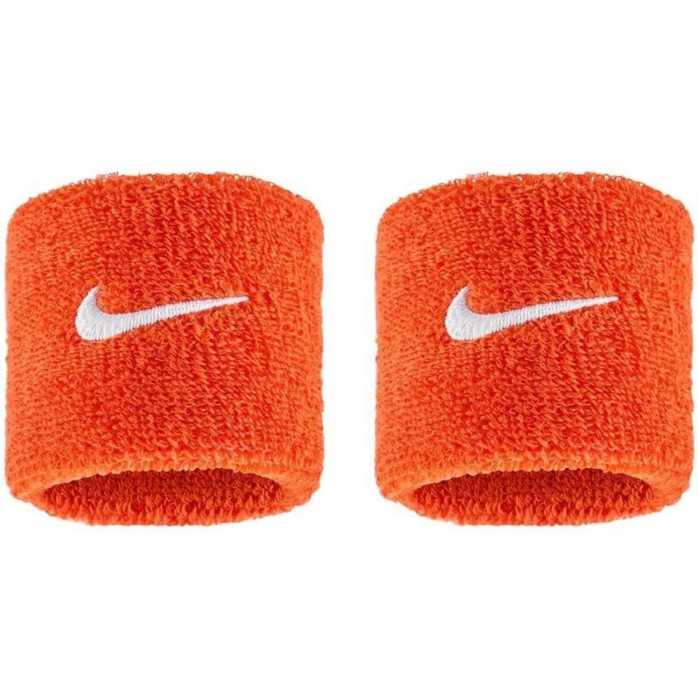 Теннисные напульсники Nike Swoosh 2P - team orange/white