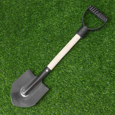 Лопата автомобильная с черенком и V-обр. ручкой