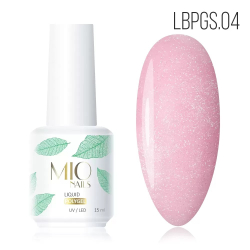 Жидкий полигель с шиммером MIO NAILS Shimmer Polygel Liquid 04, 15мл