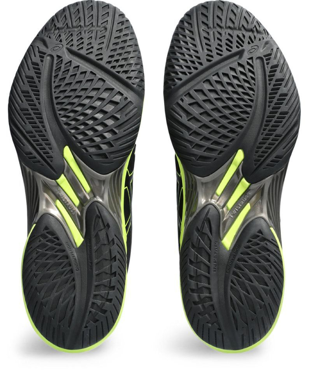 Мужские кроссовки для бадминтона/сквоша Asics Sky Elite FF 2 - black/safety yellow