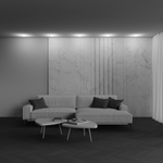 Встраиваемый светодиодный светильник Maytoni Nude DL065-12W3K-TRS-W