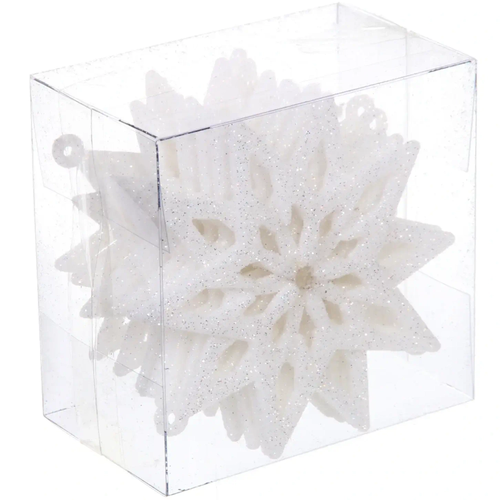 Набор ёлочных украшений «Сказочная зима» 45 предметов, Белый