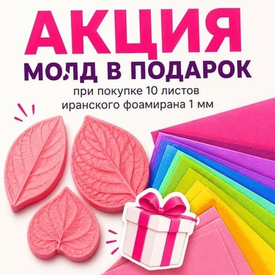 АКЦИЯ молд в подарок
