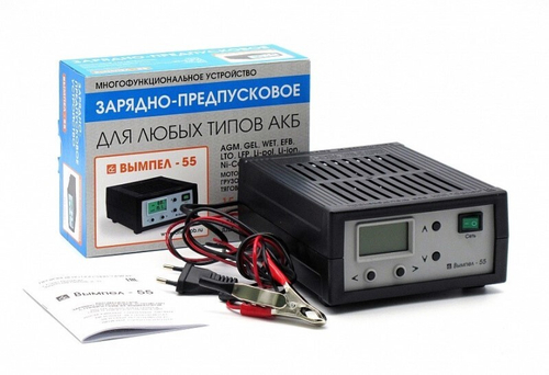 Устройство зарядно-предпусковое Вымпел-55 18В 15А (автомат, ЖК индикатор) (НПП ОРИОН)