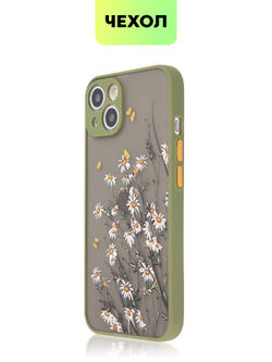 Чехол BROSCORP для Apple iPhone 13 оптом (арт. IP13-ST-TPU-KHAKI-PRINT)