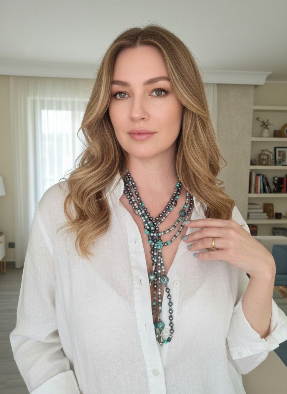 Аркан, длина 3 м, бирюзовый