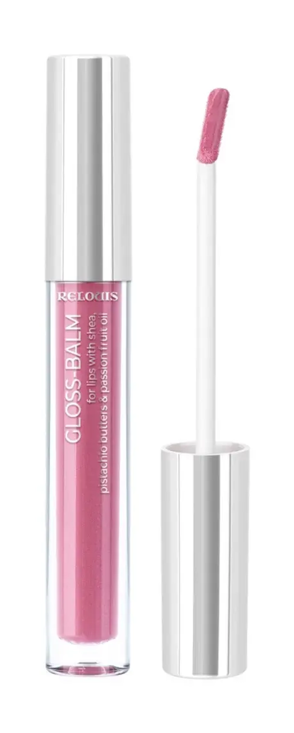 Блеск для губ Relouis Gloss Balm with shea pistachio butters & passion fruit oil 3 гр