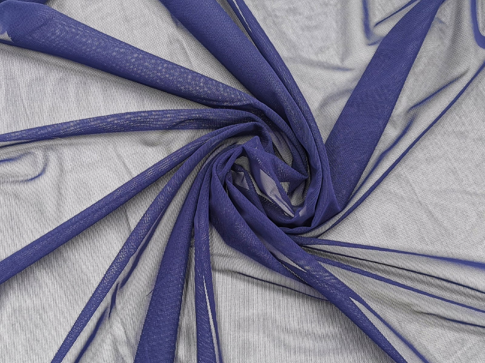 Эластичная сетка, (эффект голого тела), темно-синяя, Lauma, (Арт: ESGP-061)