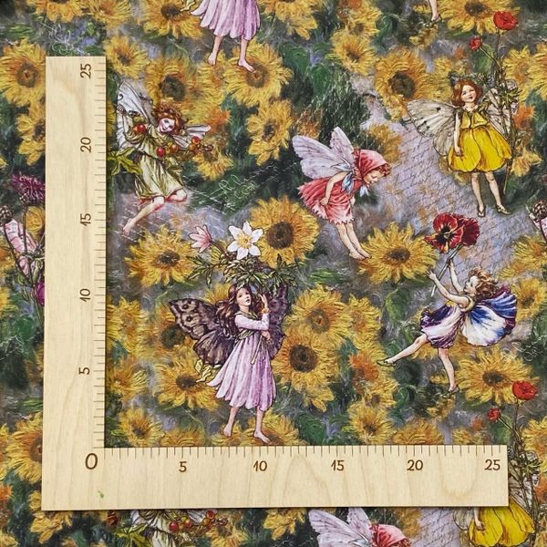ФЕЕЧКИ В ПОДСОЛНУХАХ  100% хлопок Handmade Fabrics 4