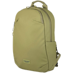 The Laser backpack for 15.6" laptops and 16" MacBooks, made from water-resistant resin-coated fabric obtained from recycled plastic, features a compact design and excellent pocket organization.